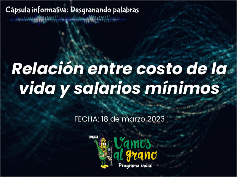 Relación entre costo de la vida y salarios