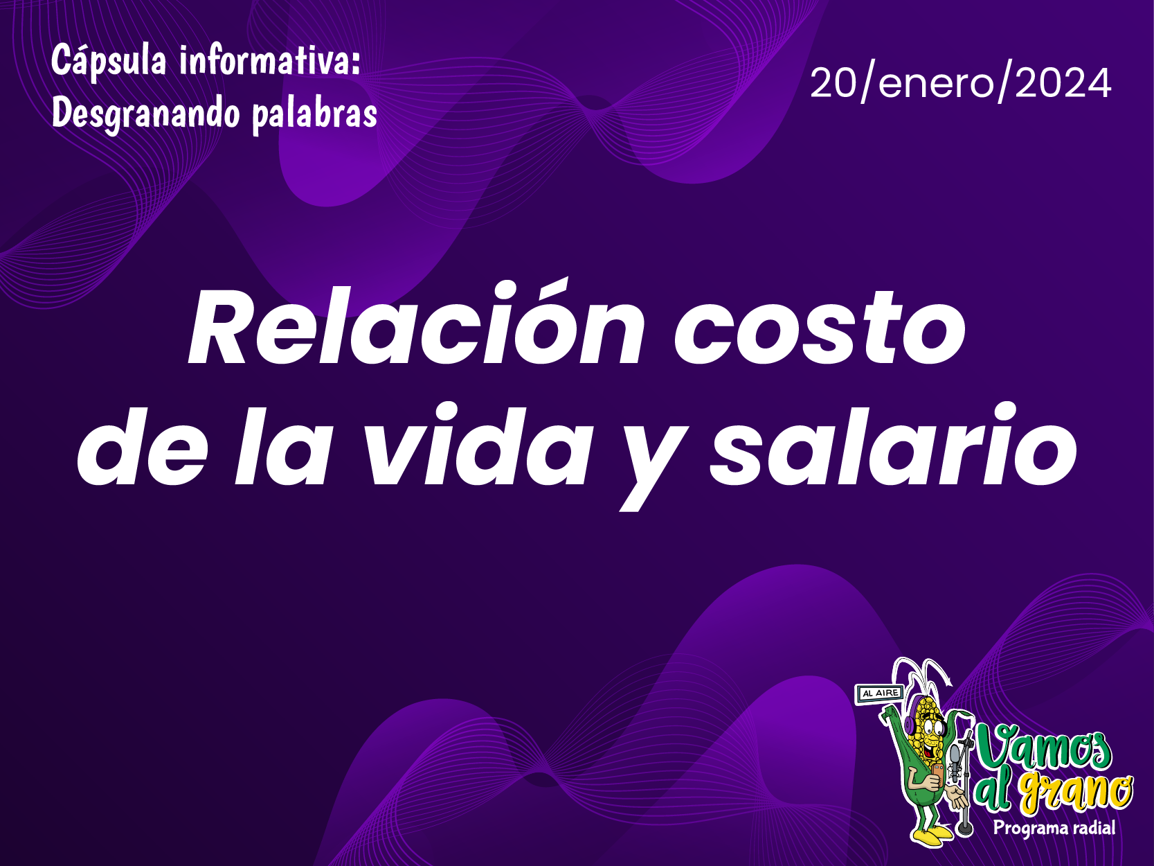 Relación costo de la vida y salario