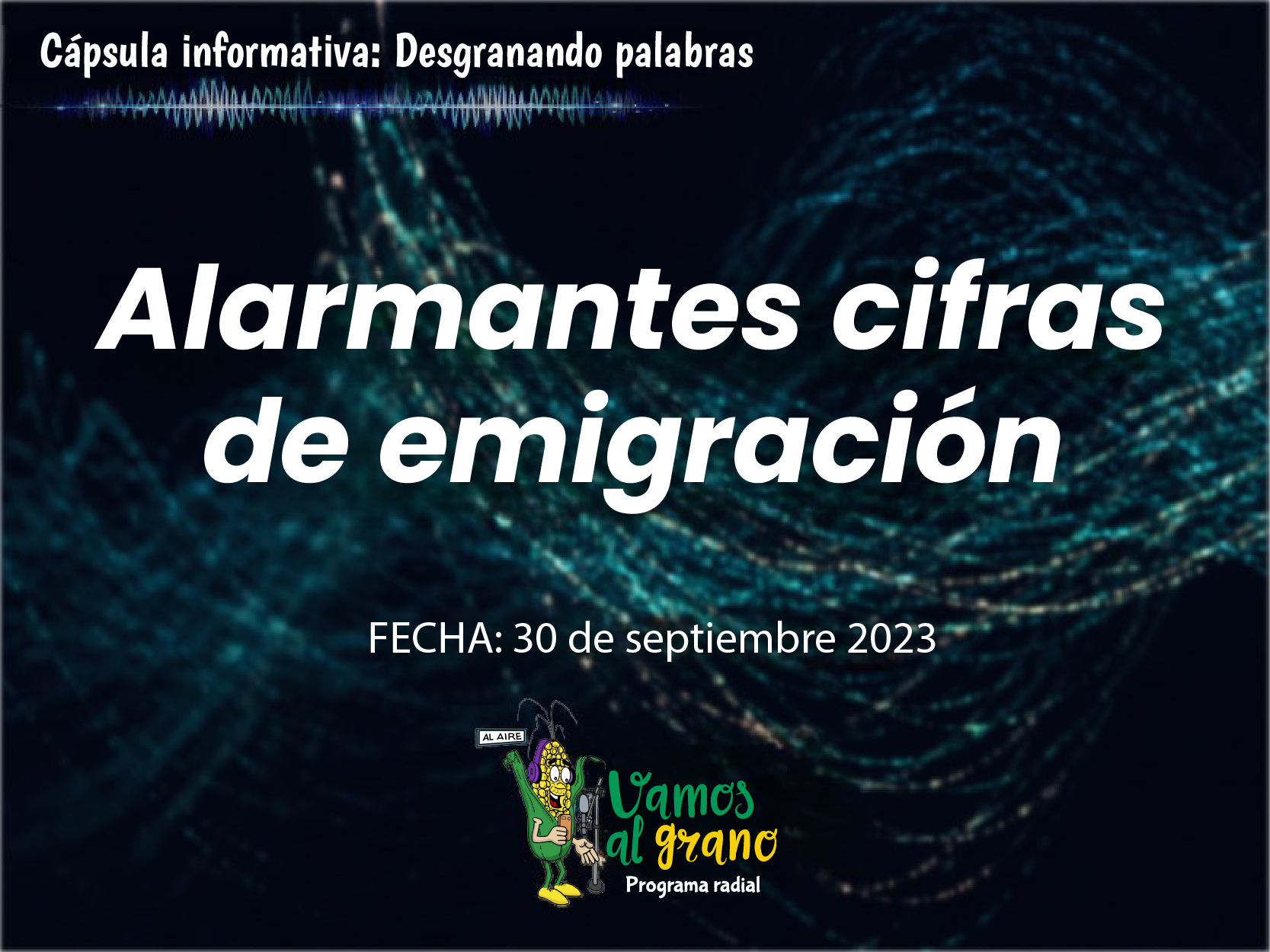 Alarmantes cifras de emigración